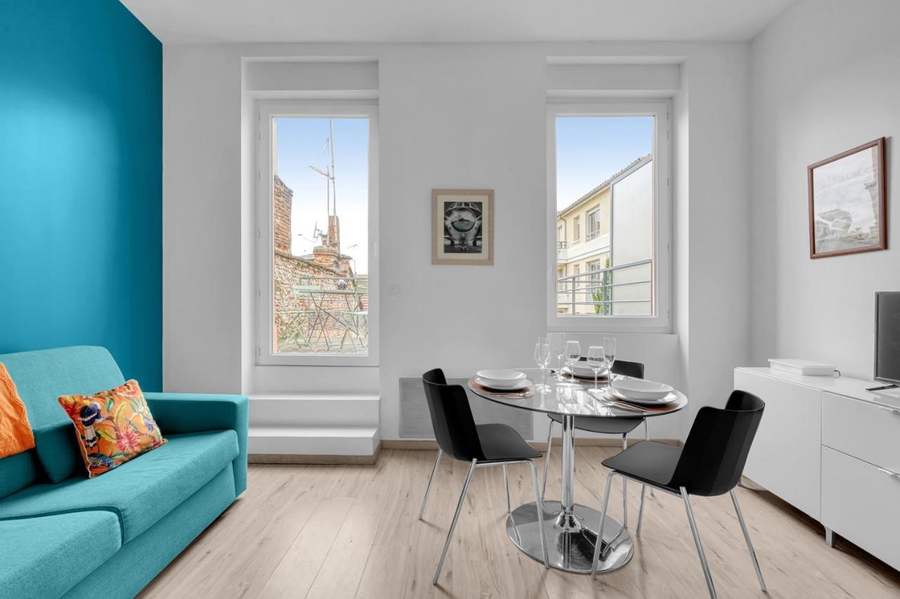 Terrasse Riquet - En Plein Coeur De Toulouse Lägenhet Exteriör bild