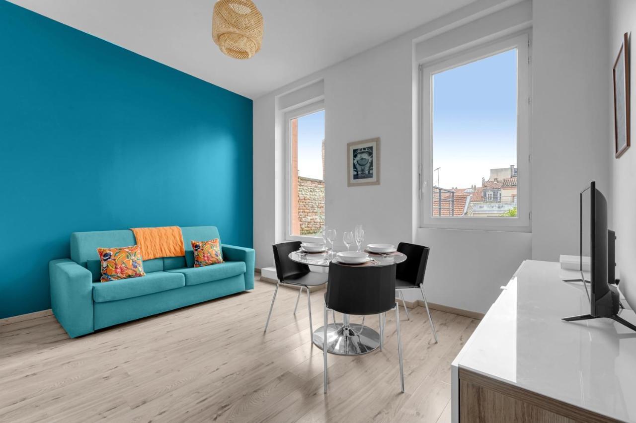 Terrasse Riquet - En Plein Coeur De Toulouse Lägenhet Exteriör bild